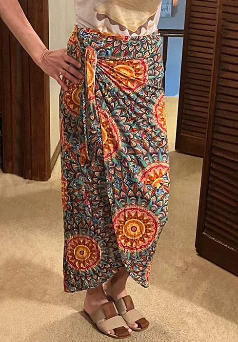 Women's draped maxi skirt vintage maxi skirt women's fashion slim fit tight skirt