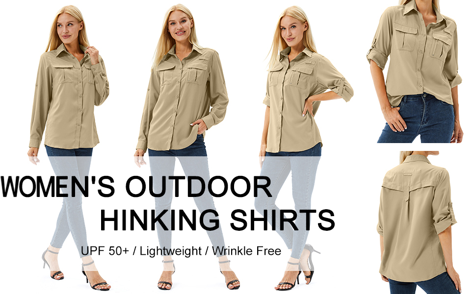 women uv sun protection shirts hiking shirts women womens fishing shirt safari clothes for women