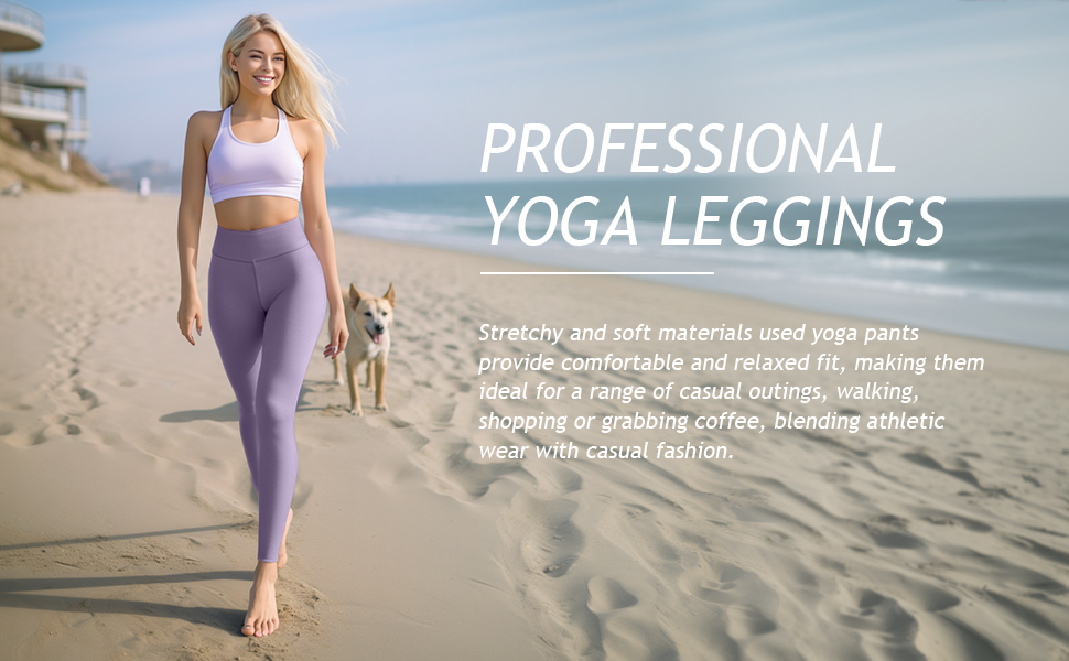 Yoga pants with pockets