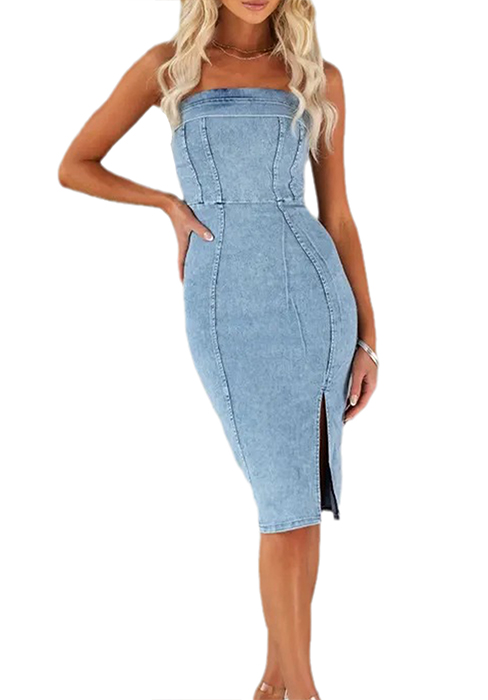 denim dress