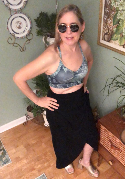 Women's Maxi Skirt Fashion Women's Bohemian Long High Waist Slit Maxi Skirt