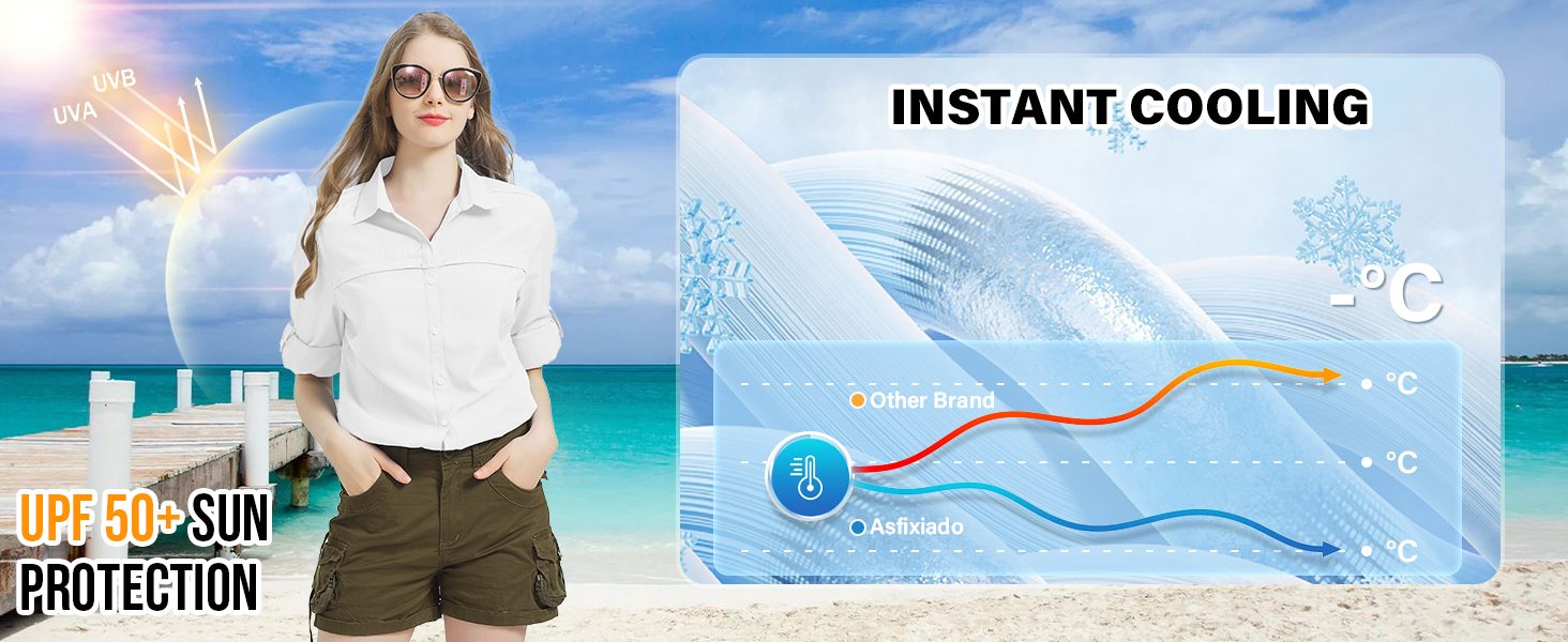 spf shirts for women long sleeve