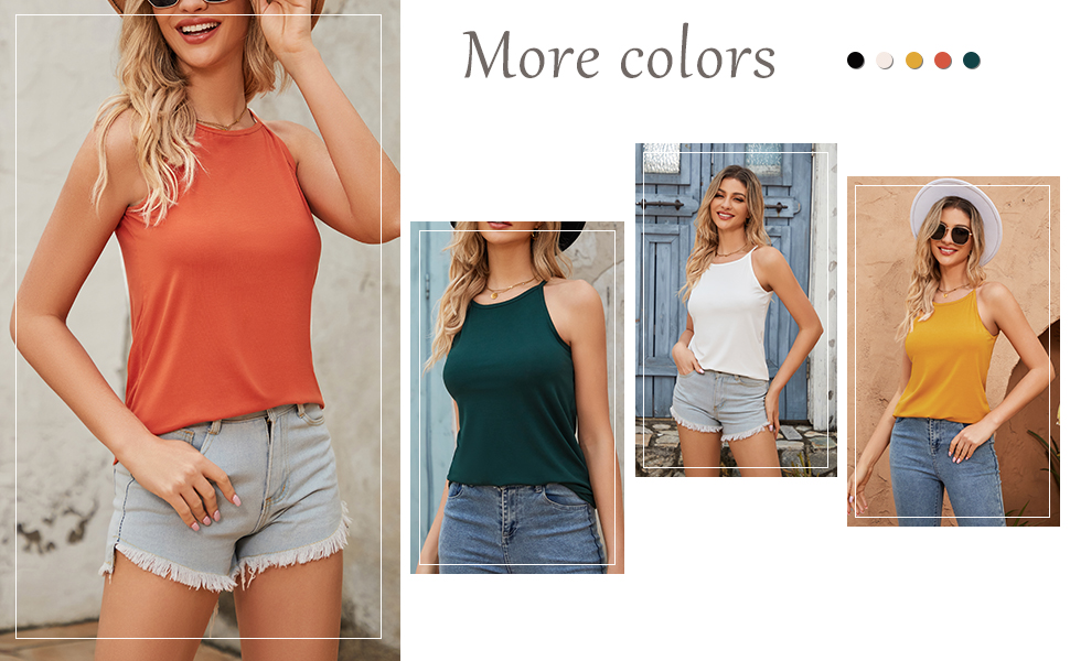 Women's high collar vest