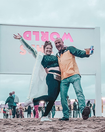 Women's transparent raincoat